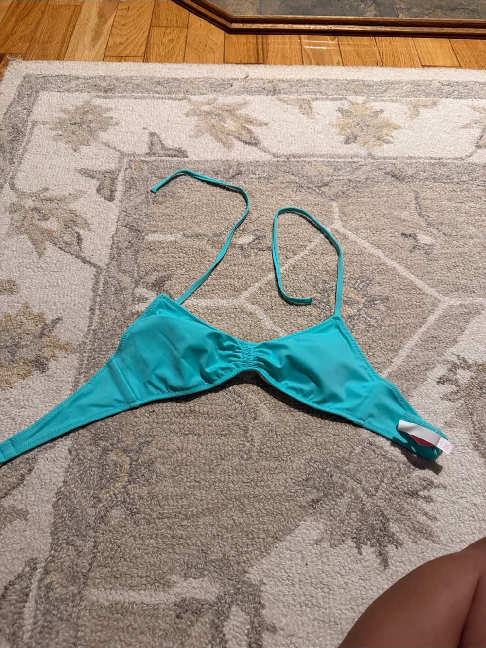 Victoria's Secret Teal Triangle Bikini Top